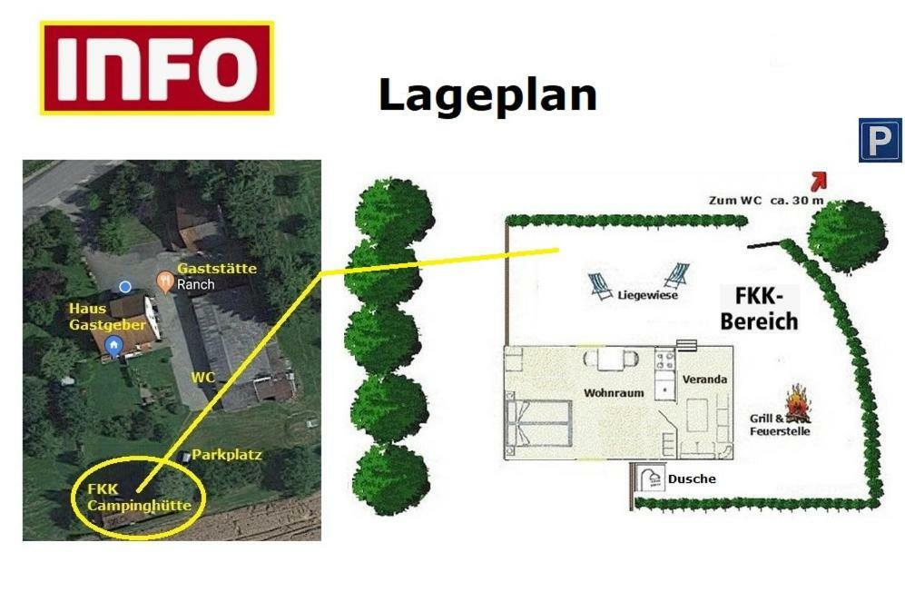 Campinghutte Mit Fkk Moglichkeit Otel Meckenbeuren Dış mekan fotoğraf